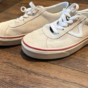 Vans low sport suede with Red Trim shoe